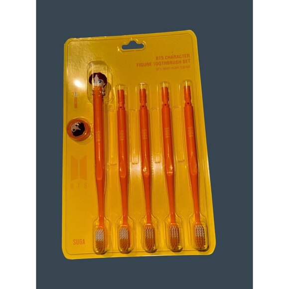 BTS Character Figure Toothbrush Set - Suga - Picture 7 of 13